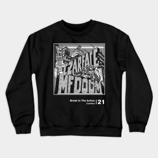 In The Action // Vintage Fan Art Tribute Crewneck Sweatshirt